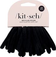 Kitsch Recycled Nylon 20-Pack Ponytail Holders