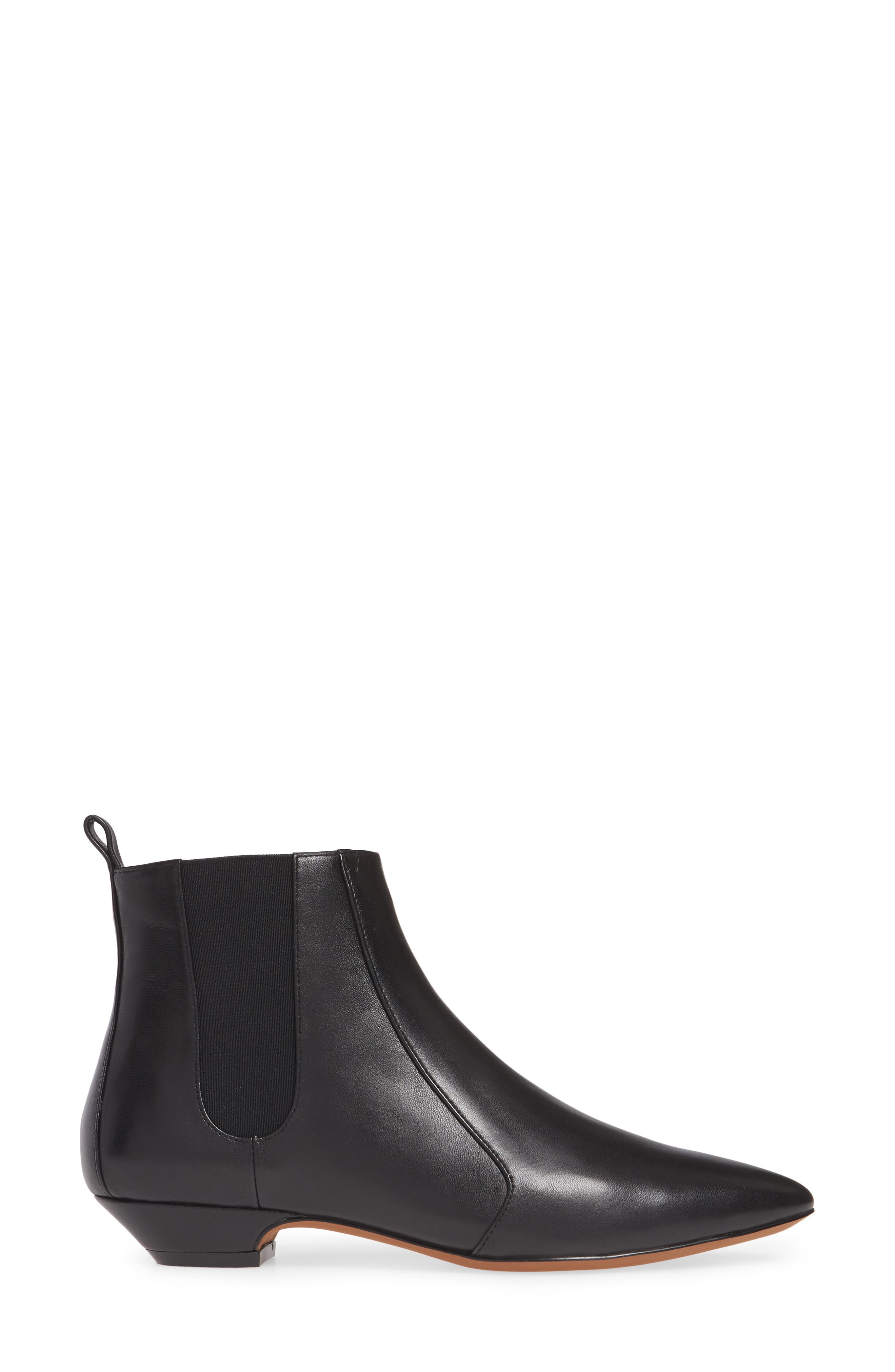 Linea Paolo Regan Bootie, Alternate, color, Black Nappa Leather