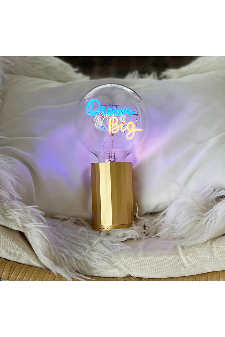 Dream Big Portable Table Lamp, Alternate, color, Gold