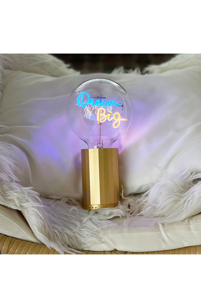 MITB Dream Big Portable Table Lamp, Alternate, color, Gold