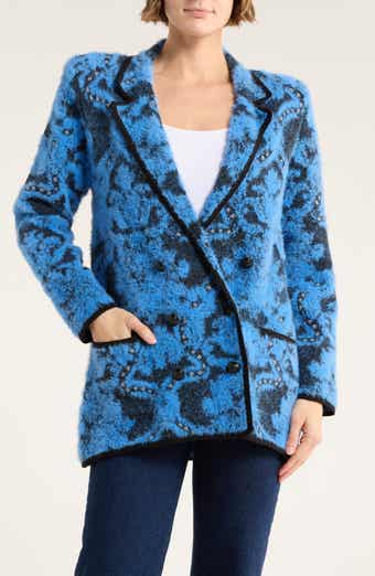 L'AGENCE Eileen Jacquard Knit Blazer