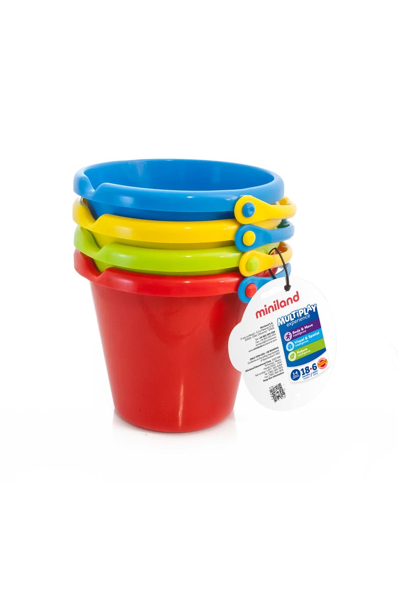 Miniland Set Of 4 Special Buckets, Main, color, Multi