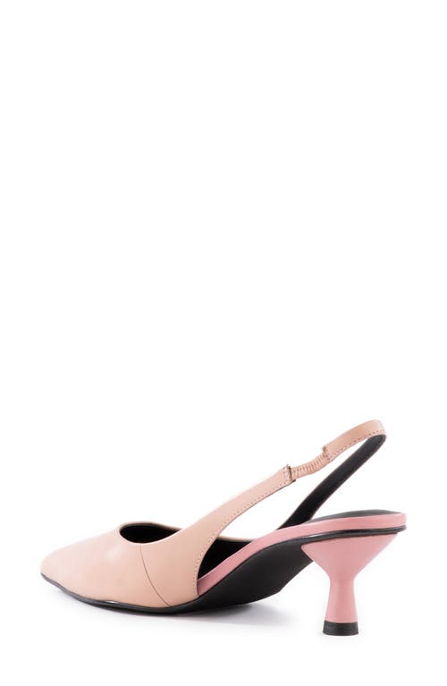Seychelles Brooklyn Kitten Heel Slingback Pump In Light Pink
