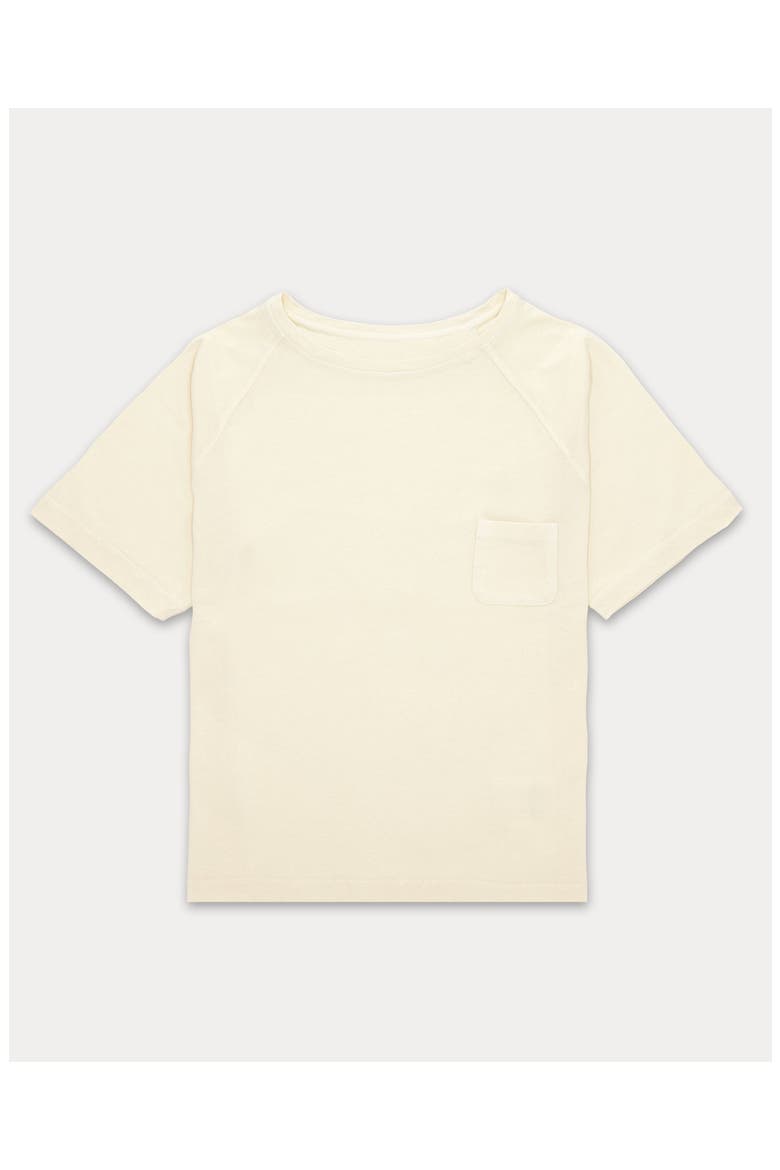 Vermont Raglan Jersey T-Shirt, Main, color, Ecru