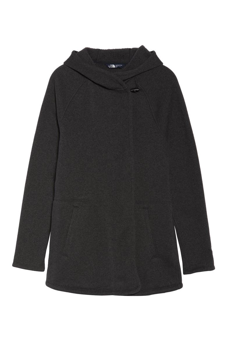 Crescent Wrap, Alternate, color, TNF BLACK HEATHER