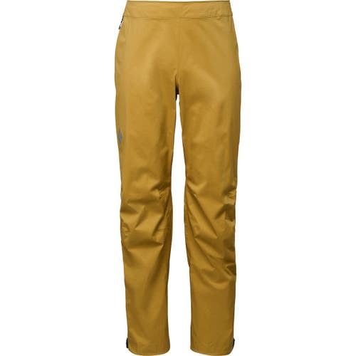 Black Diamond Fineline Stretch Full-zip Pant In Brown