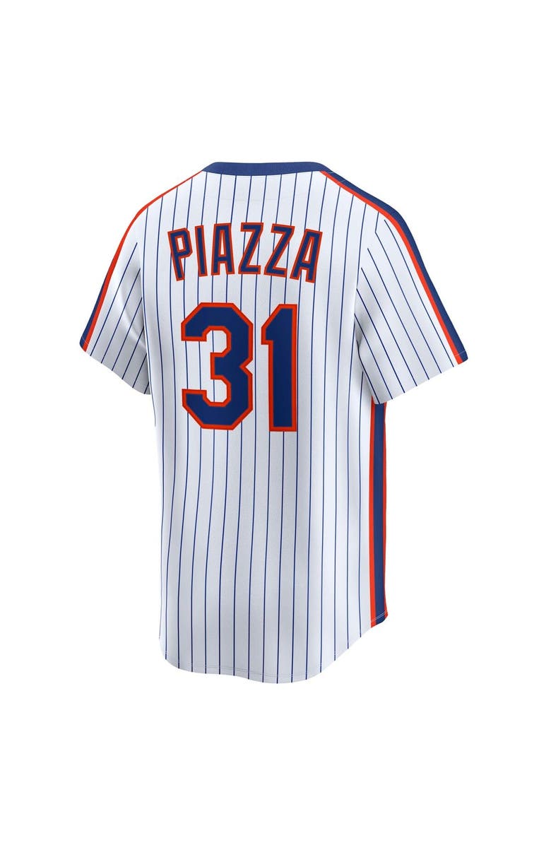 Nike Men's Nike Mike Piazza White New York Mets Throwback Cooperstown Collection Limited Jersey, Alternate, color, White