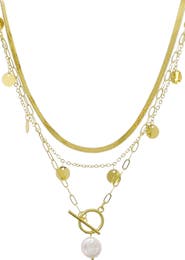 Adornia Set of 3 Assorted Chain Necklaces