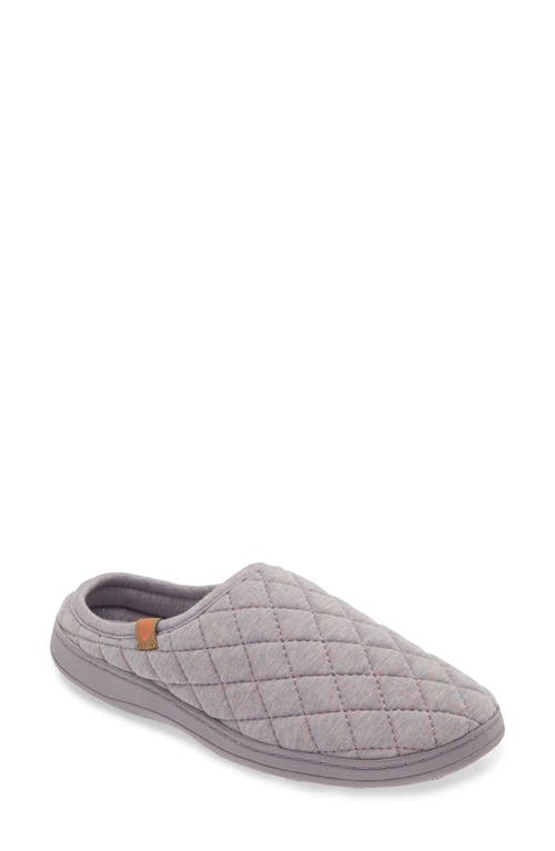 Acorn Lupine Quilted Hoodback Slipper in Purple 