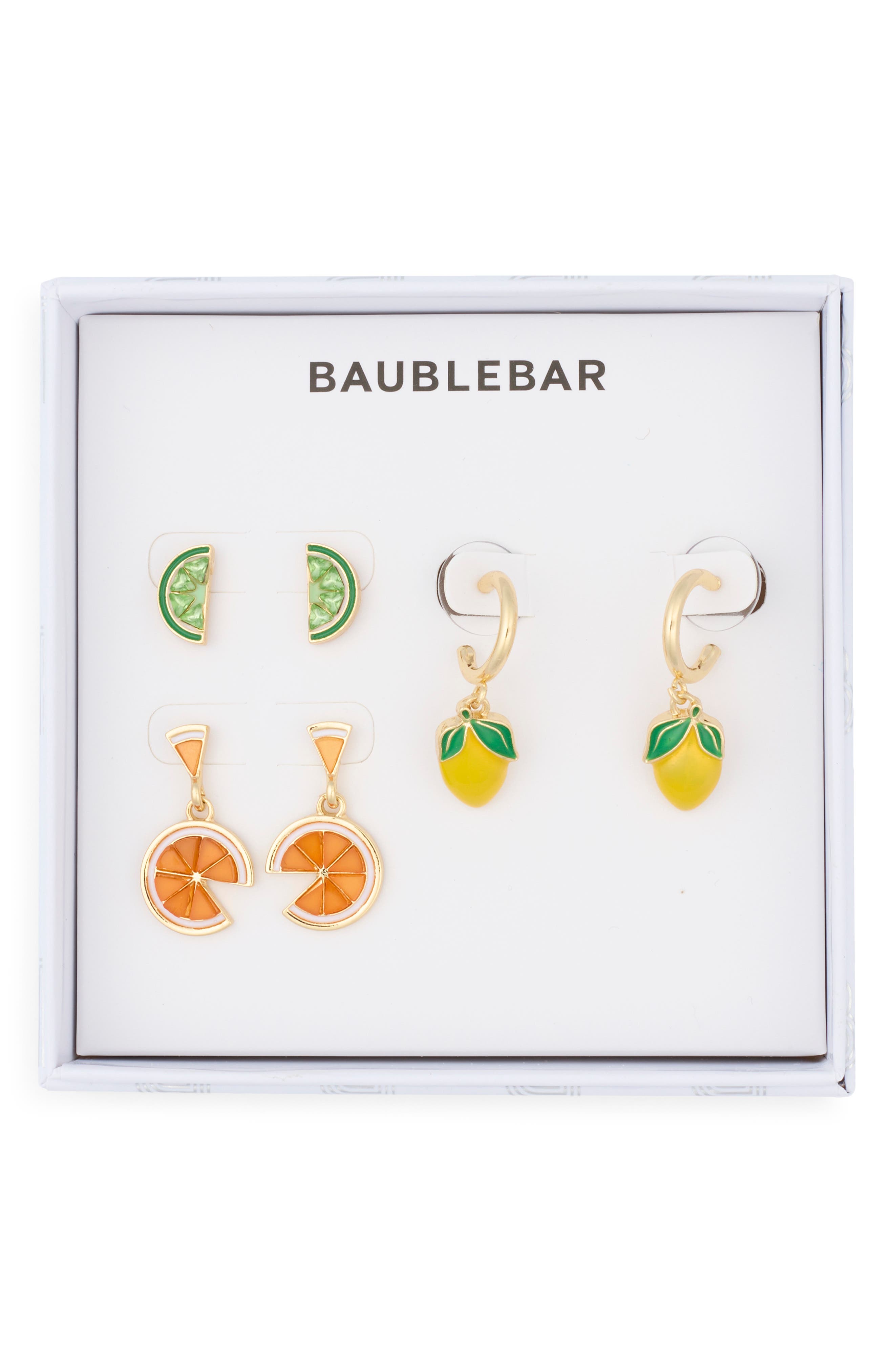BaubleBar You're the Zest Set of 3 Assorted Earrings