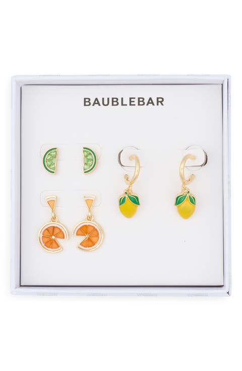 You're the Zest Set of 3 Assorted Earrings