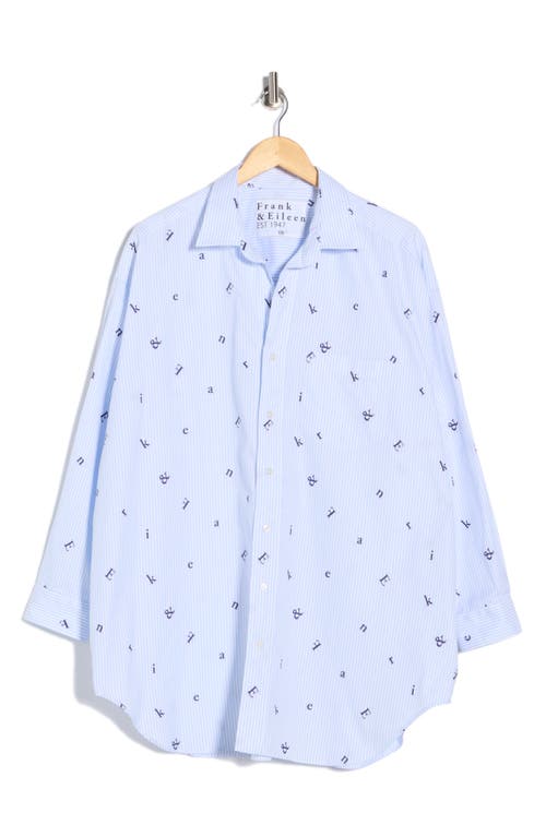 Frank & Eileen Mackenzie Cotton Button-up Shirt In White