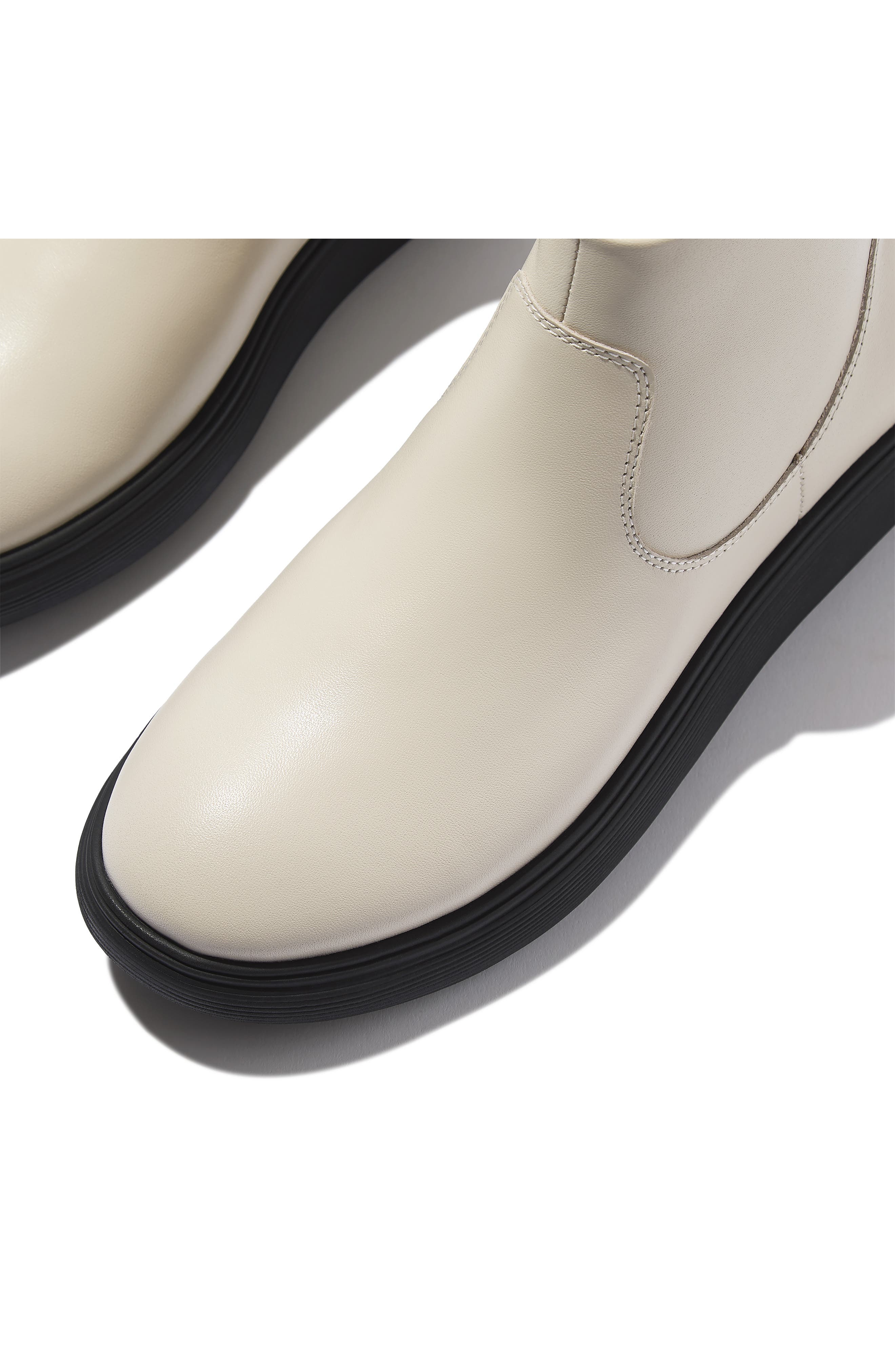 Leather Zip Ankle Boot, Alternate, color, PARIS BEIGE