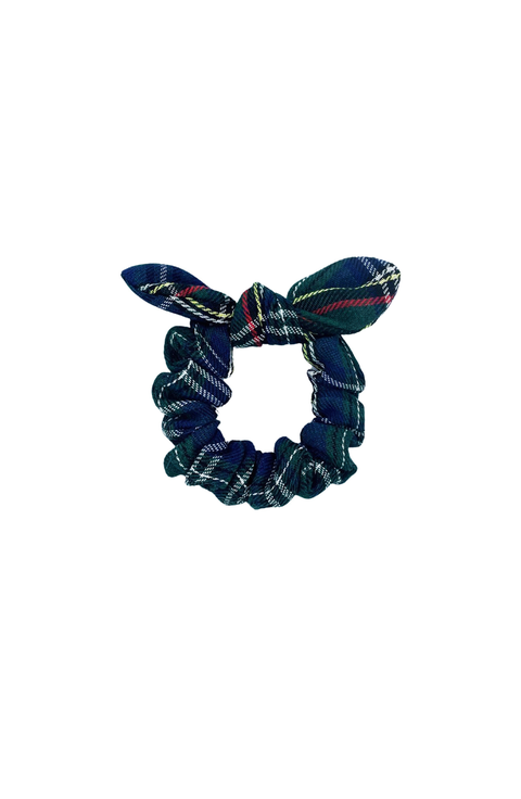 Plaid Bow Scrunchie