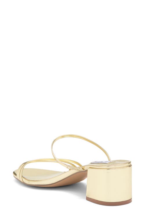 Steve Madden Miari Slide Sandal In Gold