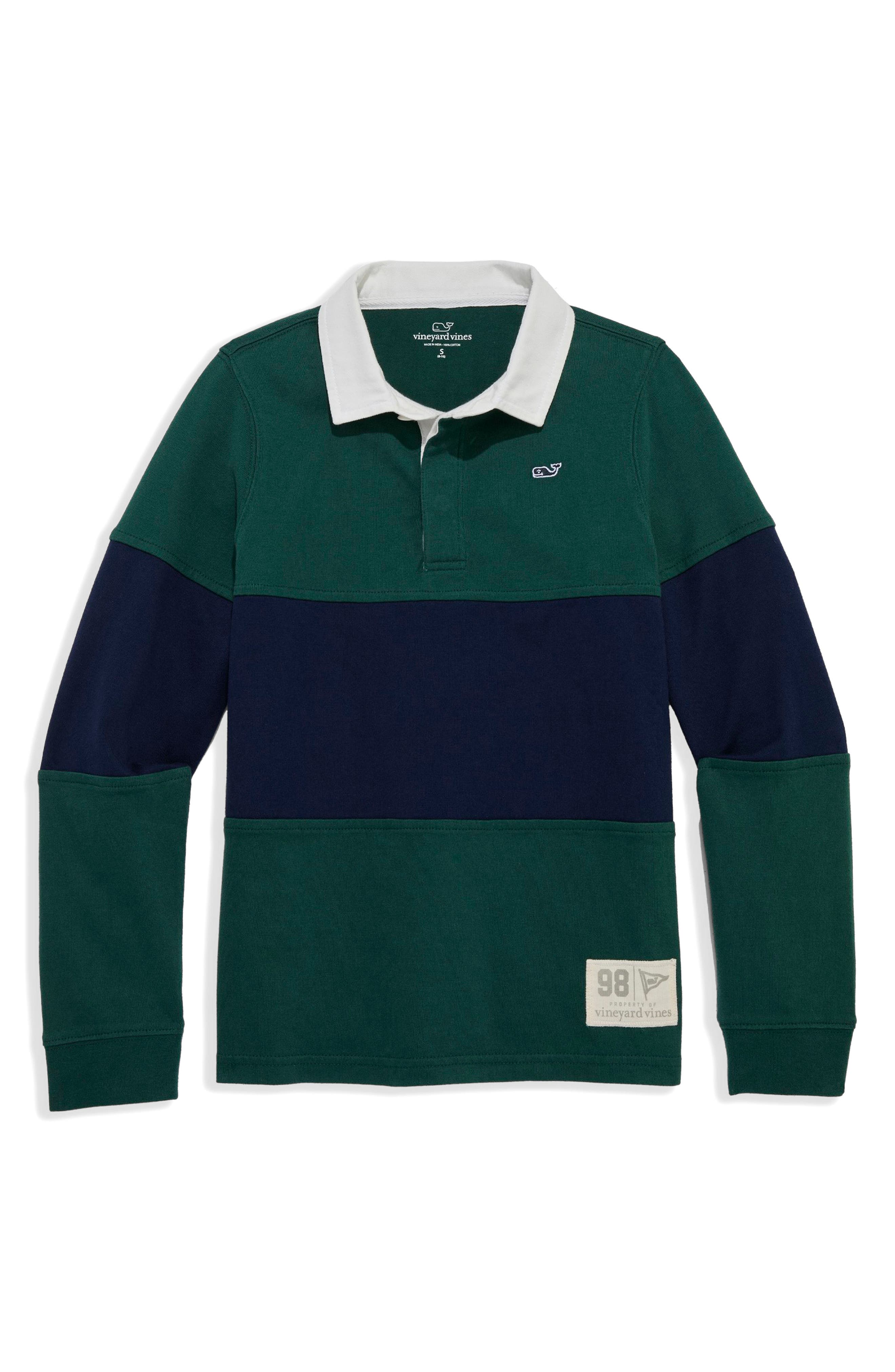vineyard vines Kids' Colorblock Rugby Shirt