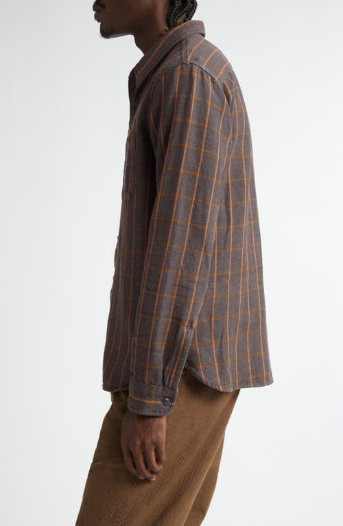 DOUBLE RL DOUBLE RL PLAID COTTON TWILL WORK SHIRT