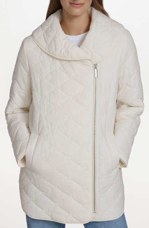 Midlength Onion Quilted Jacket