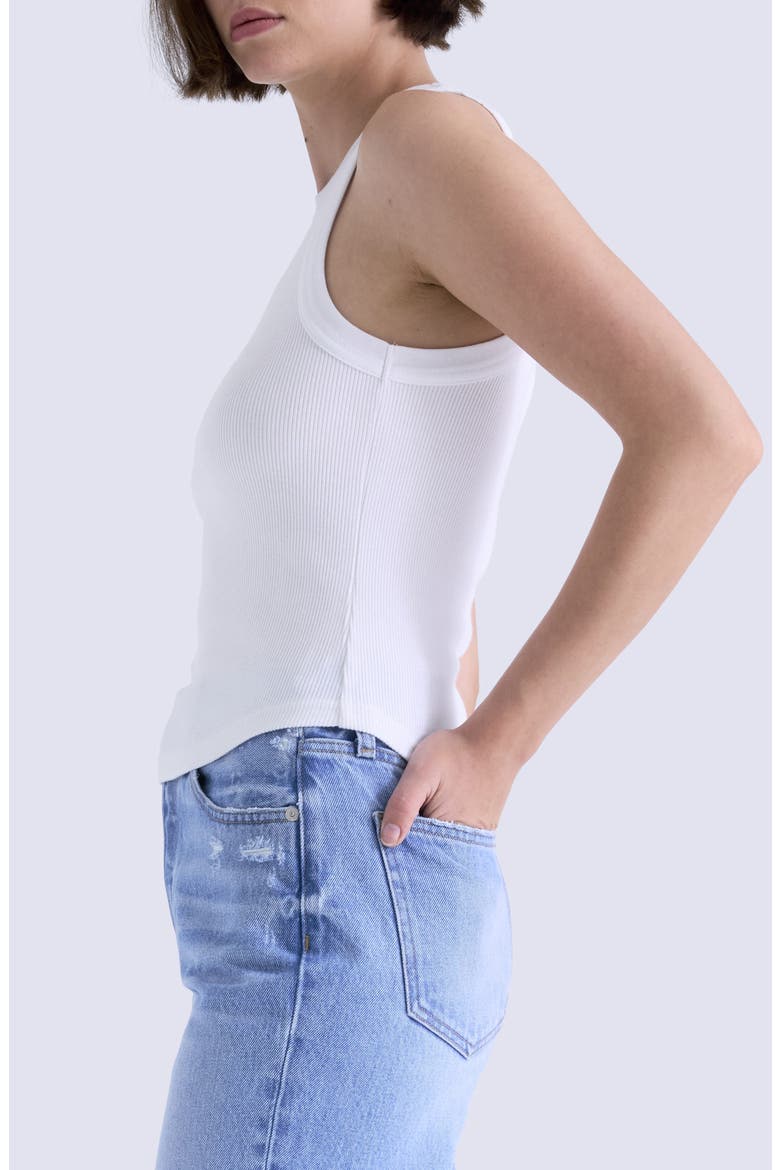 Nissi Rib Tank, Alternate, color, SOFT WHITE