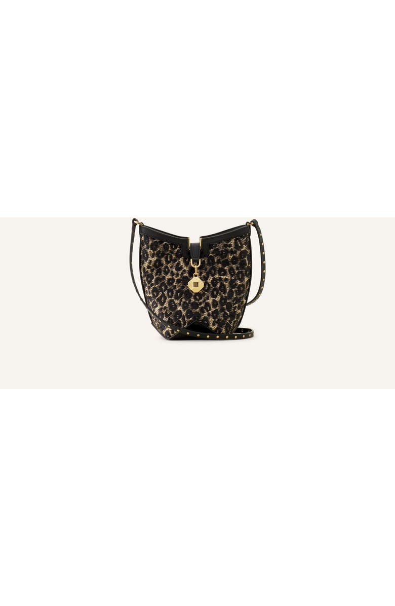 Lanvin Catch By Lanvin Small Raffia Bucket Bag, Main, color,