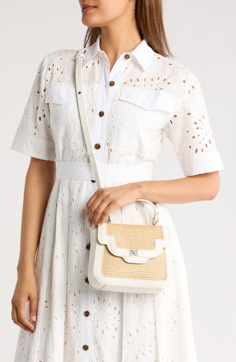 Sam Edelman Marsella Woven Top Handle Bag, Alternate, color,