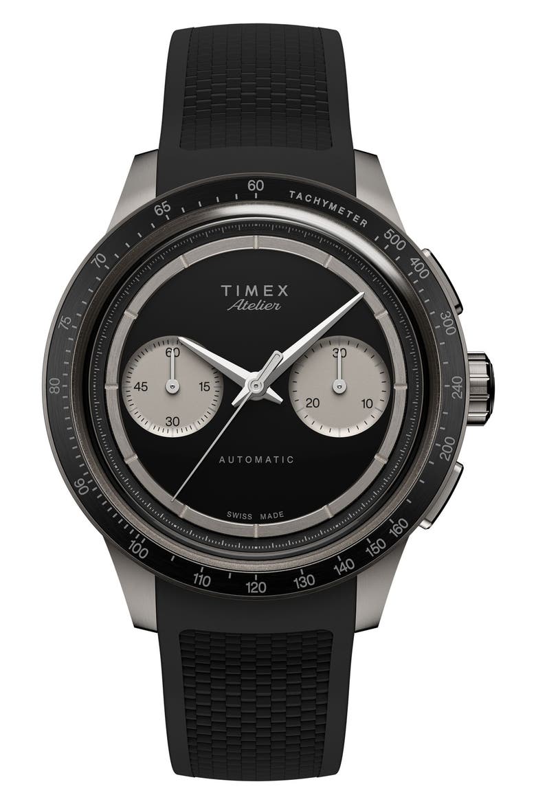 M1A Automatic Chronograph Watch, 42mm, Main, color, TITANIUM