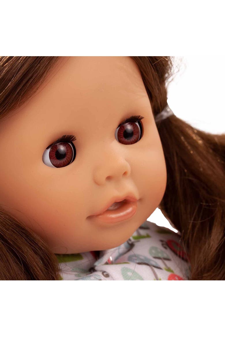 Cosy Aquini 13" Lucky Mushroom Soft Cloth Brunette Baby Doll, Alternate, color, Multicolored