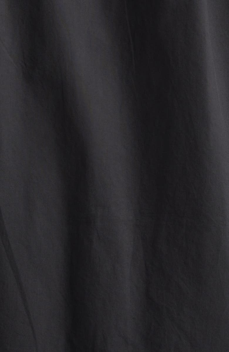 EMILY DAWN LONG Jeff's Cotton Poplin Button-Up Shirt, Alternate, color, Solid Black