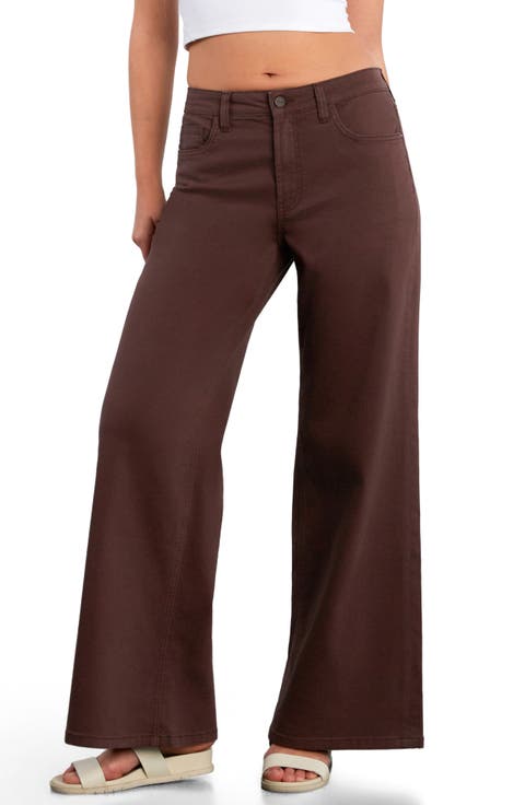 Myra Mid Rise Wide Leg Jeans