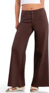 HINT OF BLU Myra Mid Rise Wide Leg Jeans