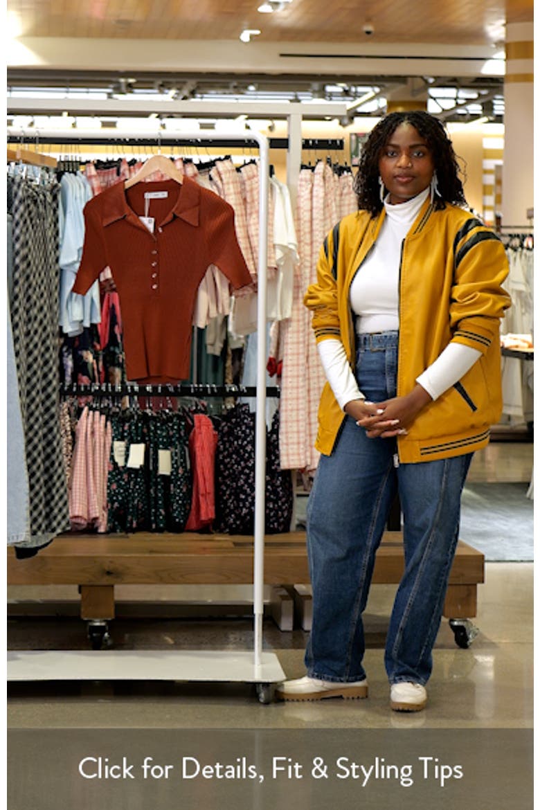 Rib Short Sleeve Polo Sweater video