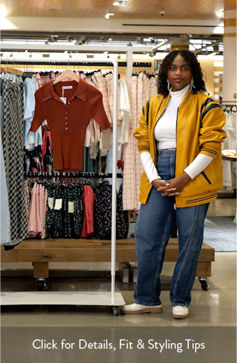 Rib Short Sleeve Polo Sweater, sales video thumbnail