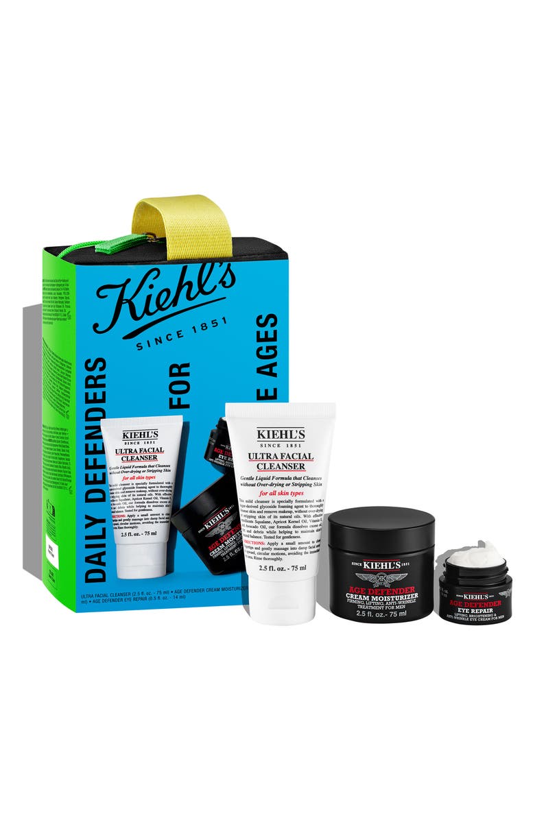 Kiehl's Since 1851 Men's Age Defending Skin Care Gift Set $117 Value, Main, color,