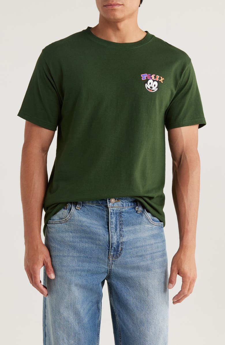 The Forecast Agency Felix Collegiate Graphic T-Shirt, Main, color,