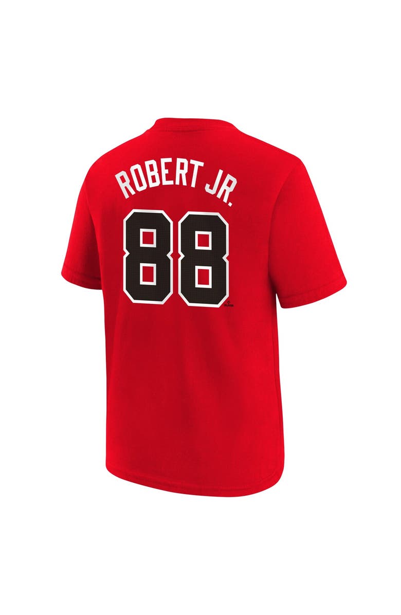 Nike Youth Nike Luis Robert Jr. Red Chicago White Sox Fuse City Connect Name & Number T-Shirt, Alternate, color, Red