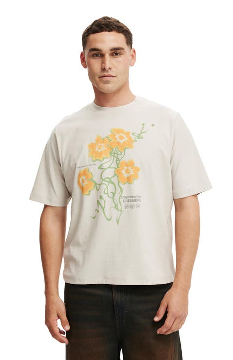 Men's Cropped Fit Graphic T-Shirt