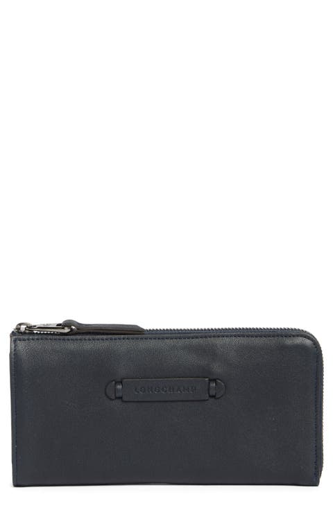 Le Pliage Cuir Zip Around Wallet