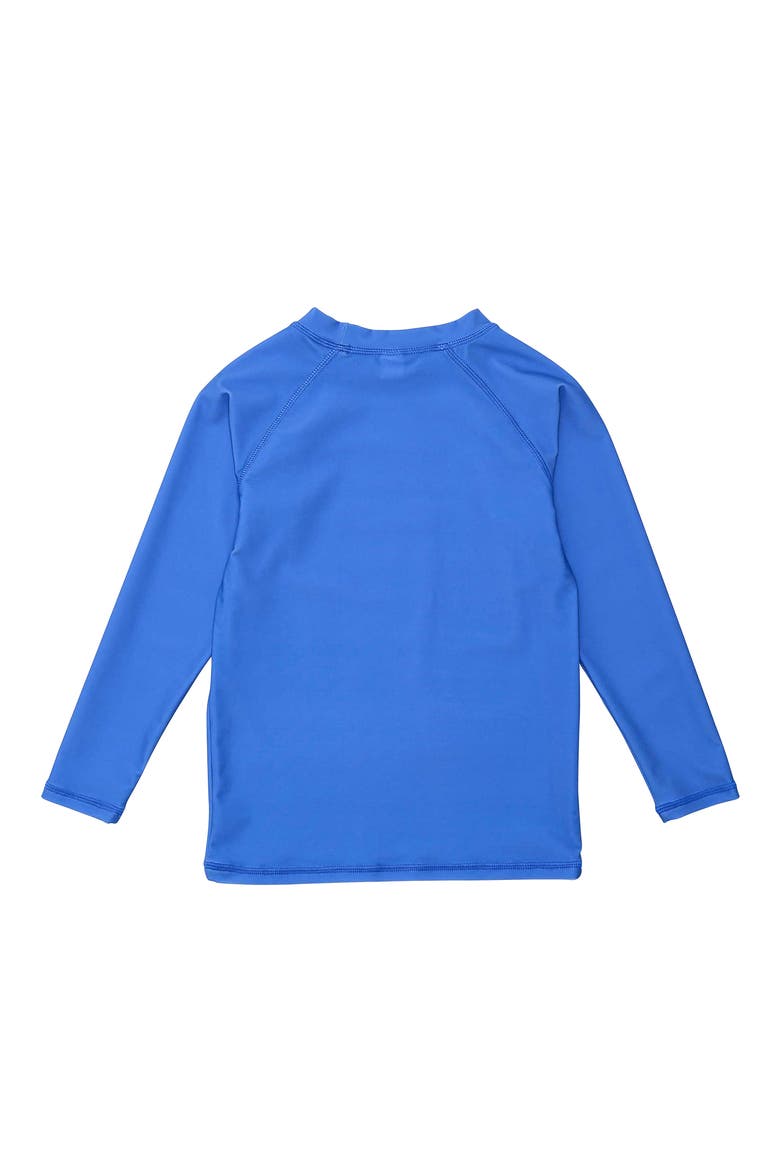 Kids' Long Sleeve Rashguard, Alternate, color, BLUE