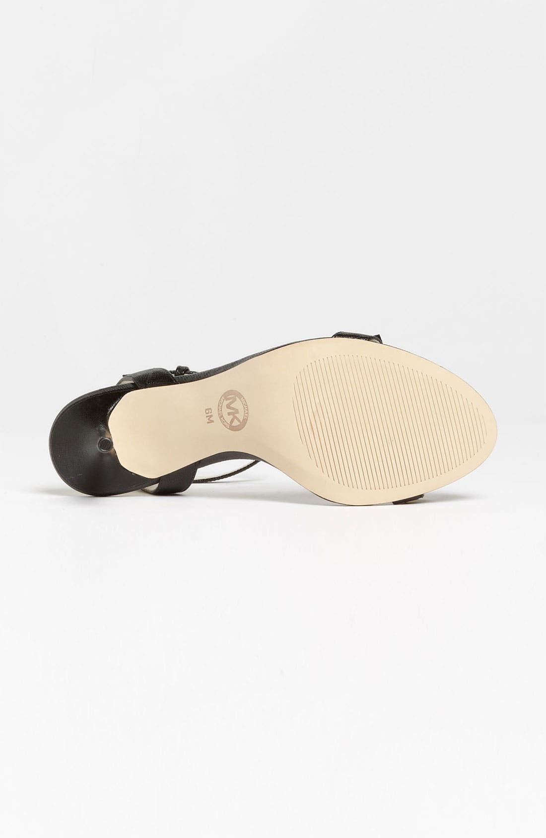 'Livvy' Sandal, Alternate, color, BLACK