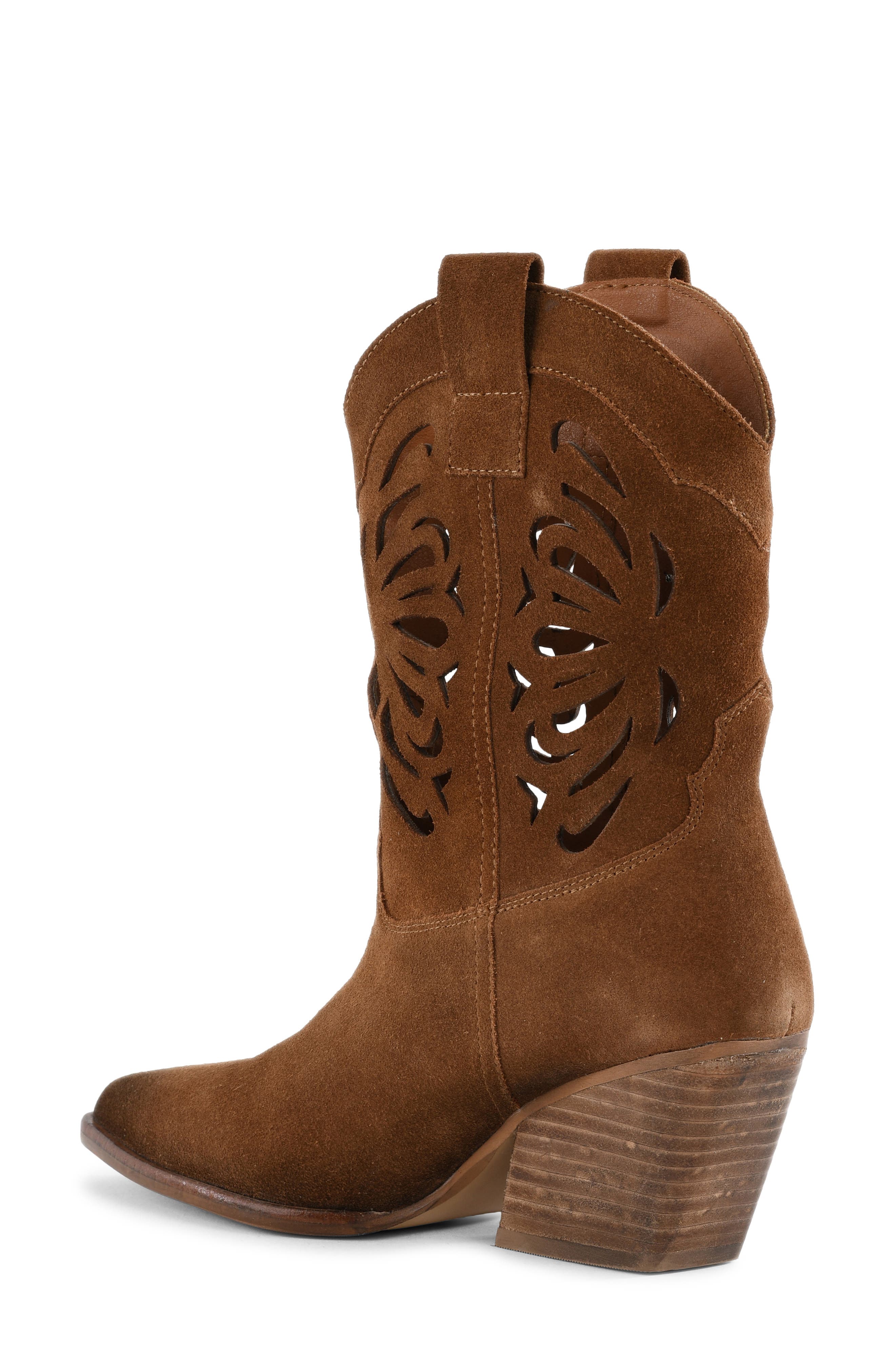 Seychelles Go West Cowboy Boot, Alternate, color, Brown