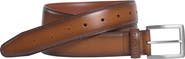 Johnston & Murphy Perforated Burnished Edge Leather Belt