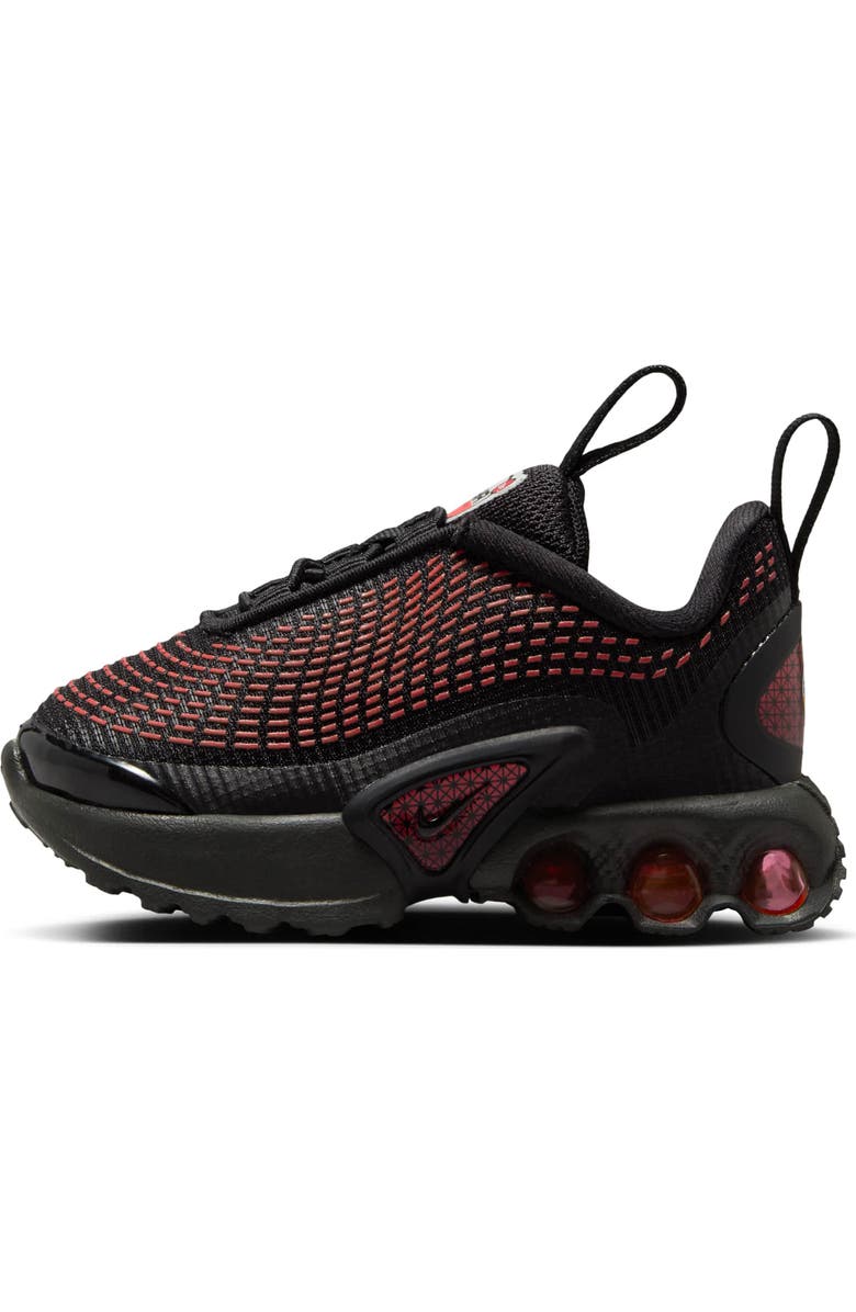 Nike Air Max Dn Sneaker, Alternate, color, Black/ Black/ Bright Crimson