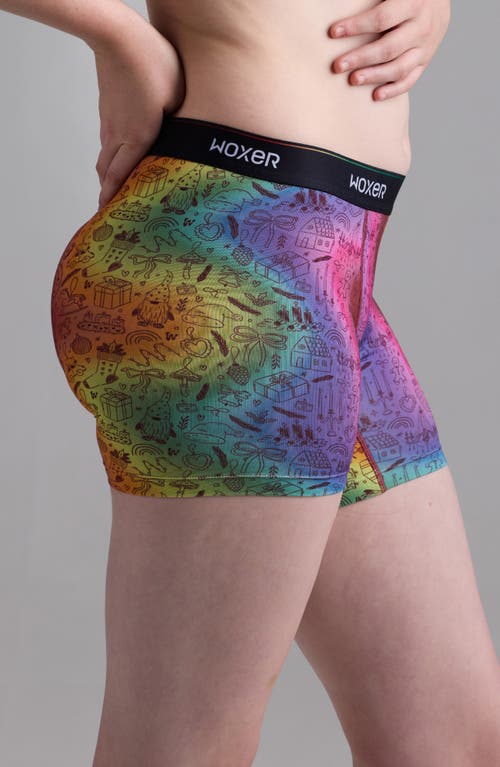 Woxer Baller Ultra-soft 5-inch Boxer Briefs In Multi
