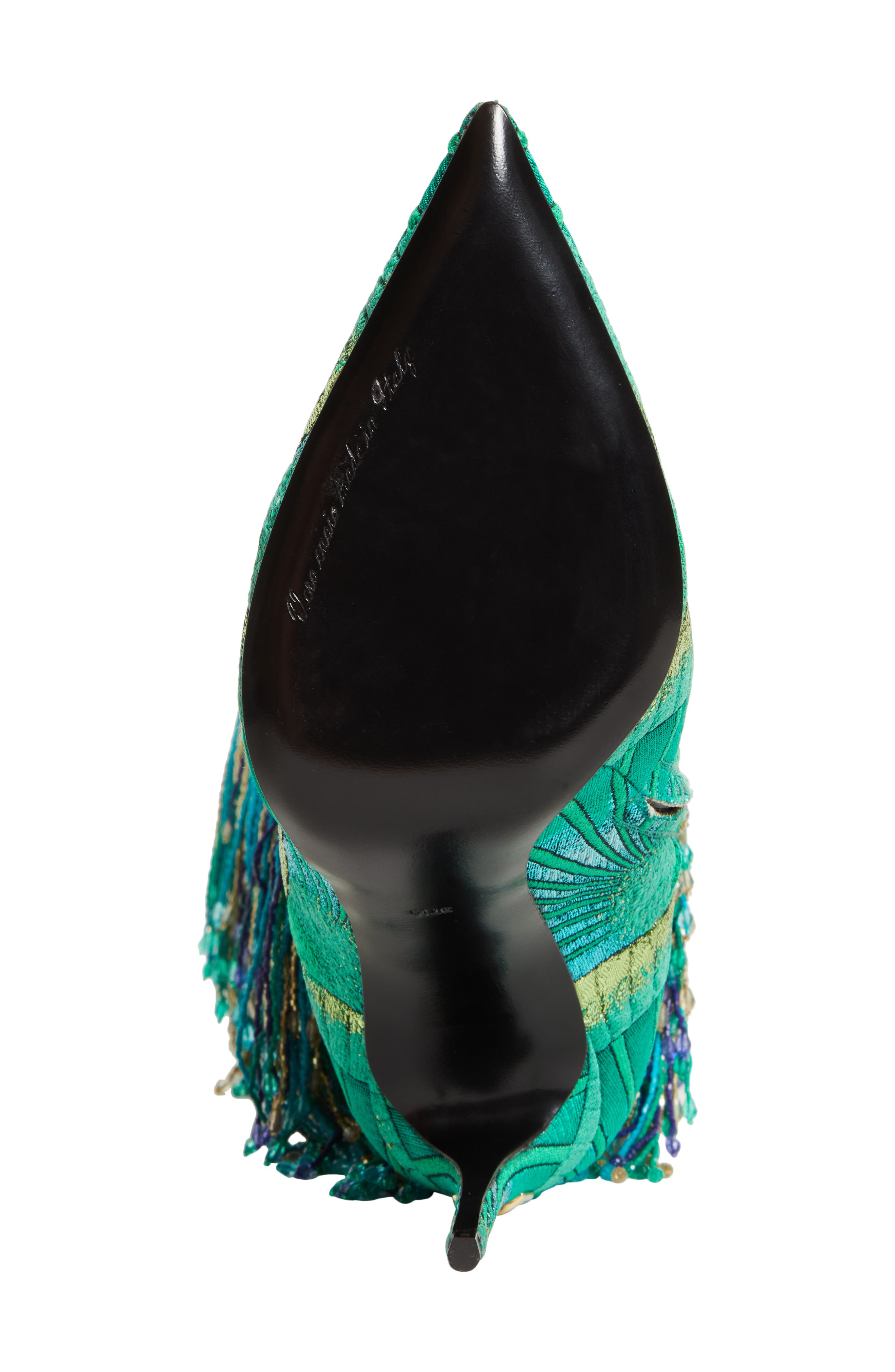 Cardinale Pointed Toe Knee High Boot, Alternate, color, VERDE/ MULTI