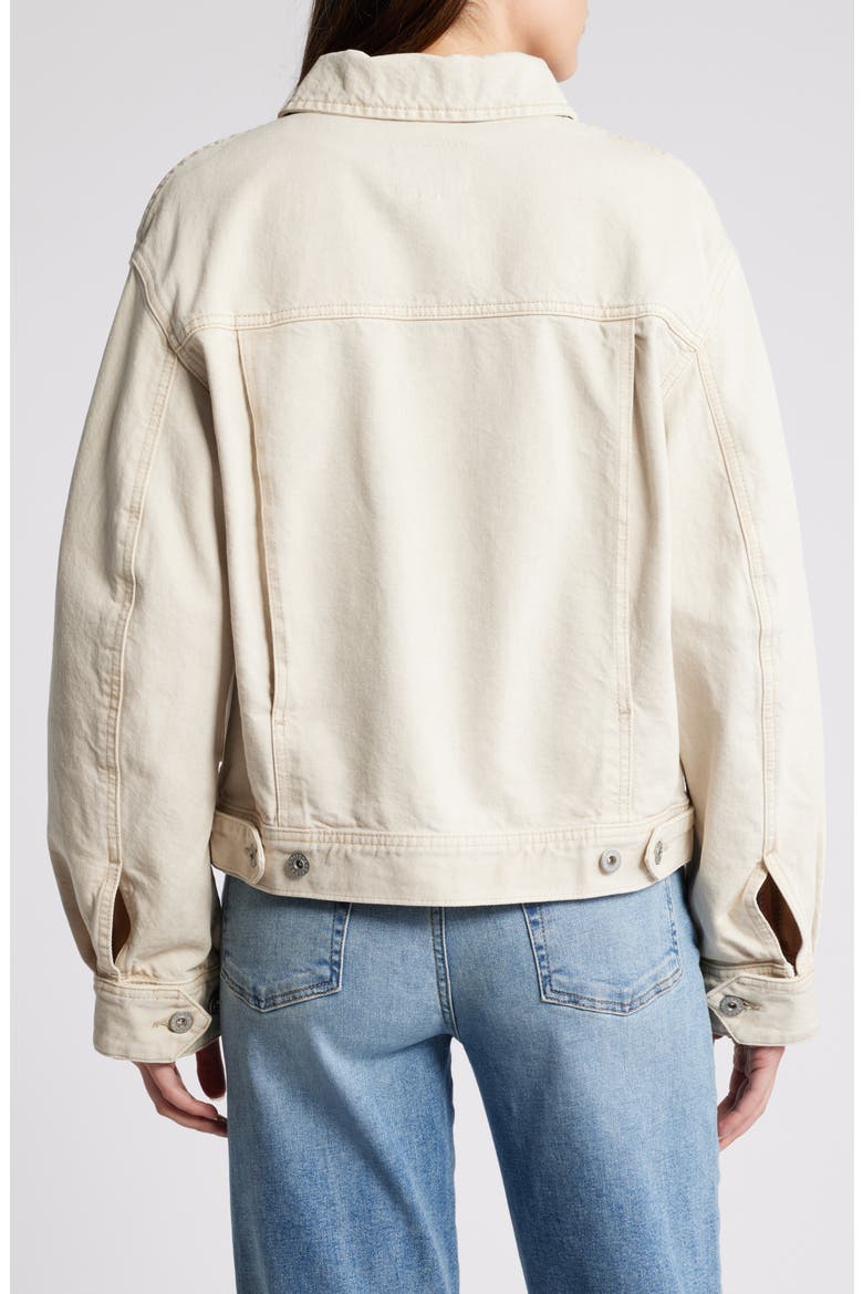 Genni Denim Jacket, Alternate, color, SULFUR DESERT ROCK