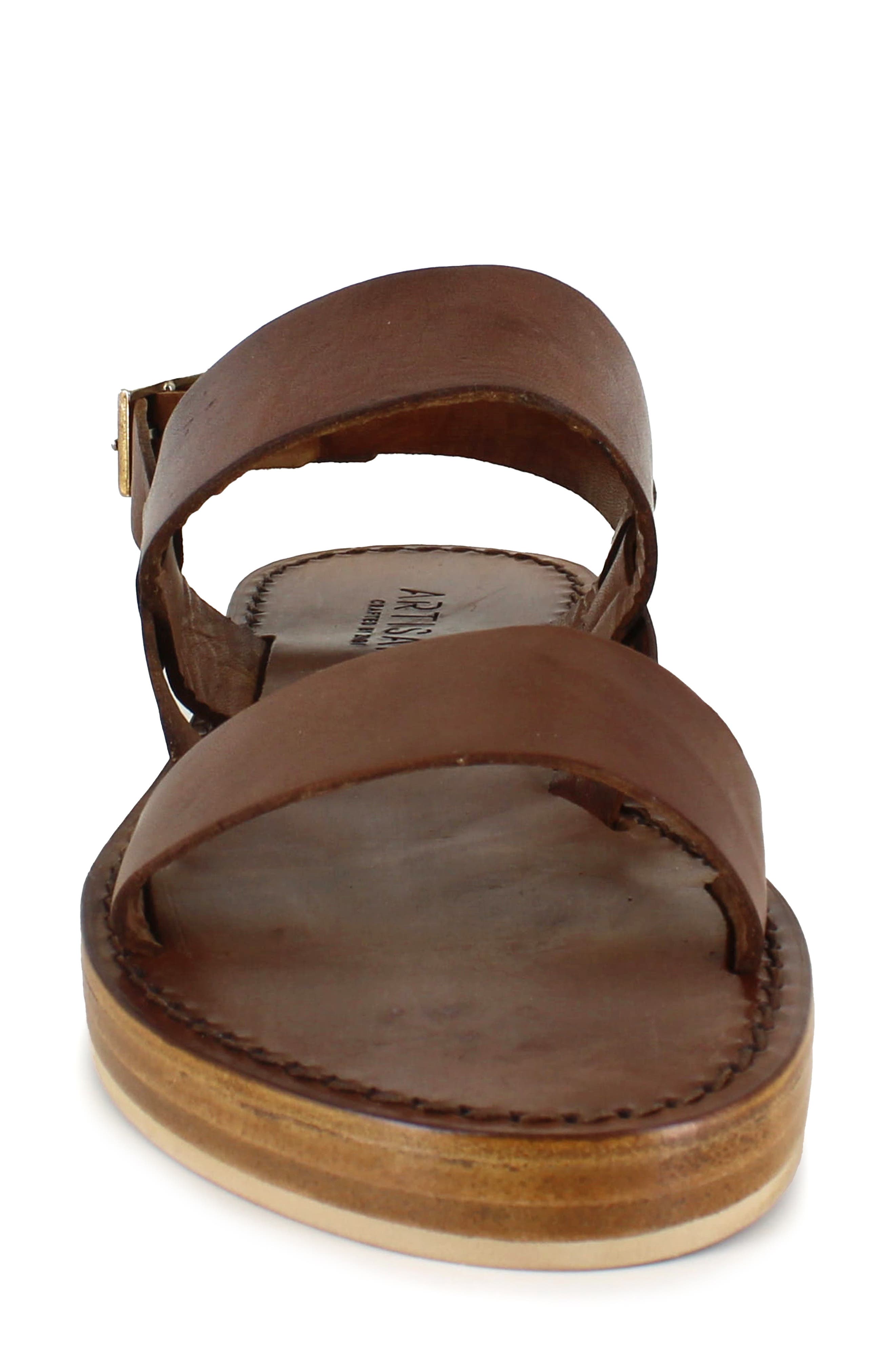 Artisan Crafted By Zigi Carmen Sandal, Alternate, color, Brown