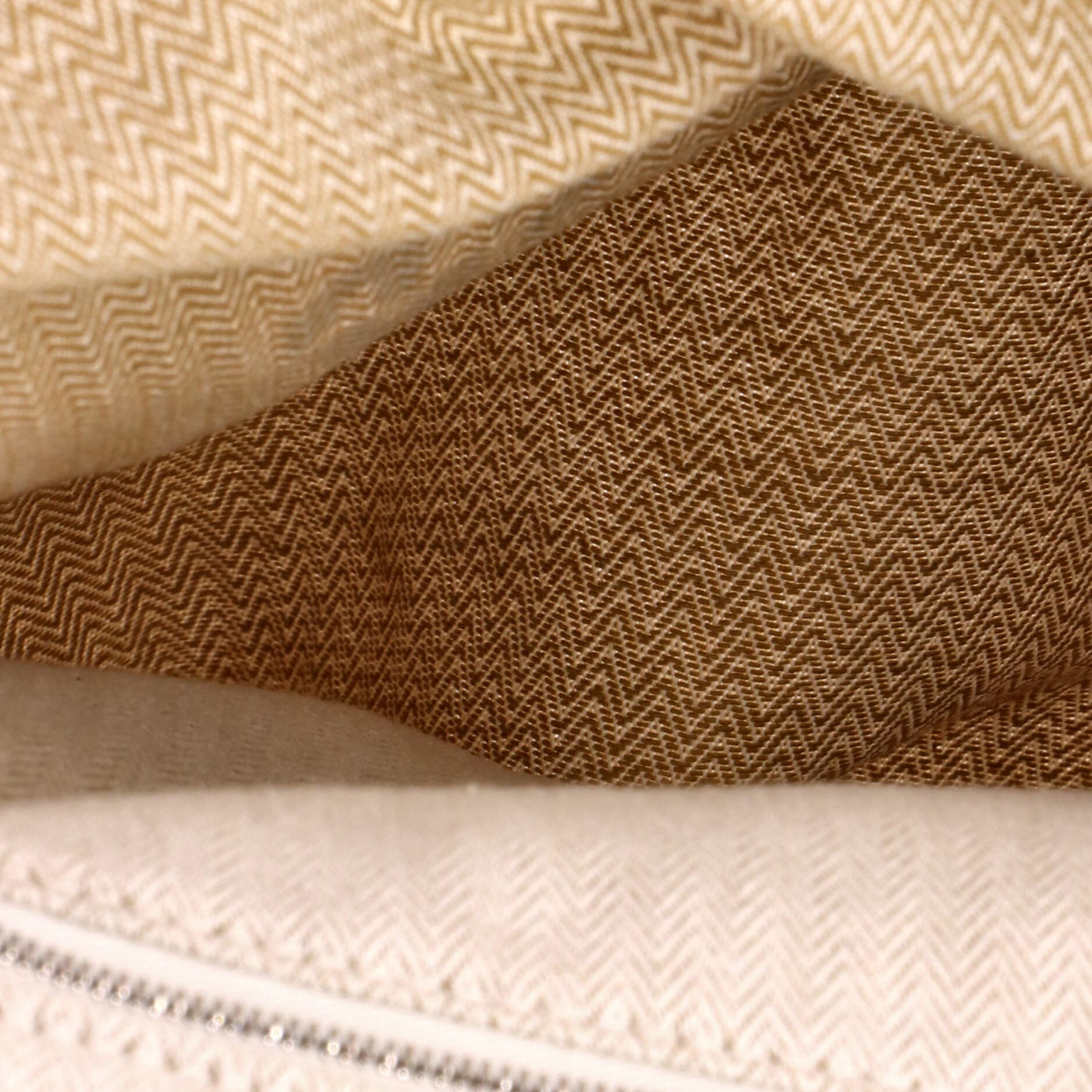 Pre-Owned Hermes Maline Bag Toile, Alternate, color, Ecru