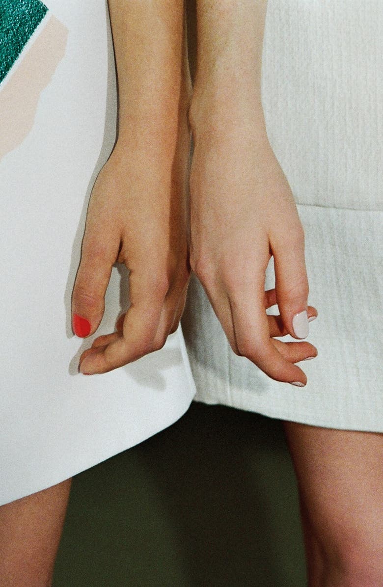 nails inc. London Victoria, Victoria Beckham for nails inc. London 'Judo Red' Nail Polish, Alternate, color, 