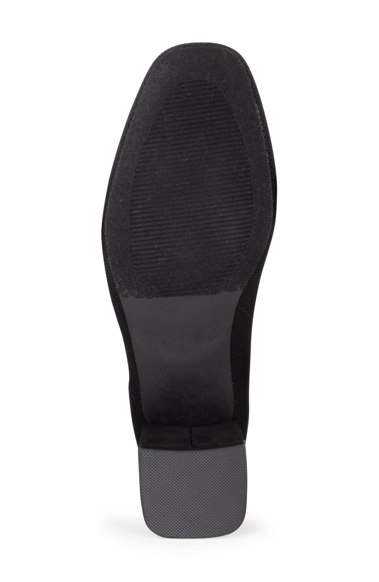 Tahari Corniche Block Heel Knit Bootie, Alternate, color, Black