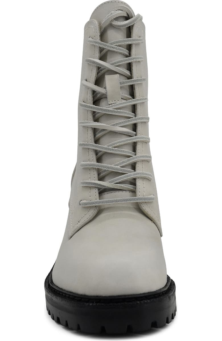 Artisan Crafted By Zigi Semi High Lace-Up Boot, Alternate, color, Cream Leather